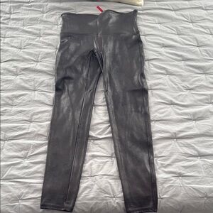 Spanx XL Faux Leather Leggings